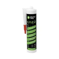 Клей каучуковый влагостойкий MasterTeks Profimaster 915, 400 г, бежевый — фото 1