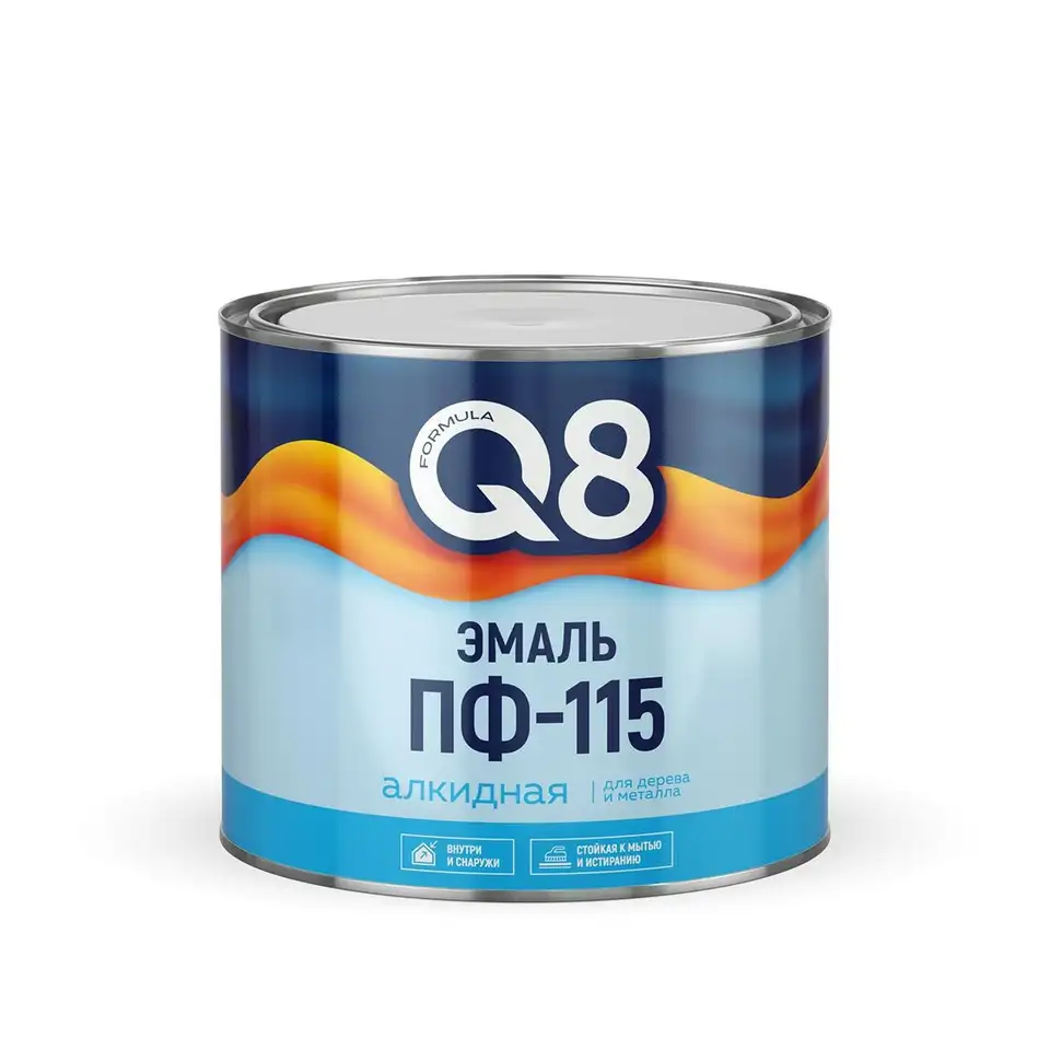 Эмаль ПФ-115 алкидная Formula Q8, глянцевая, 1,8 кг, фиолетовая — фото 1 Эмаль ПФ-115 алкидная Formula Q8, глянцевая, 1,8 кг, фиолетовая — фото 1