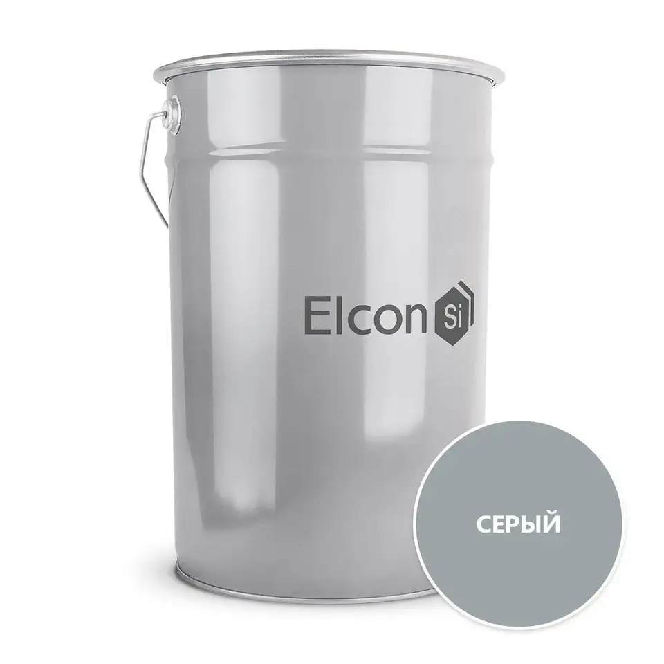 Грунт-эмаль по ржавчине 3 в 1 Elcon, 25 кг, RAL 7040, серая — фото 1 Грунт-эмаль по ржавчине 3 в 1 Elcon, 25 кг, RAL 7040, серая — фото 1