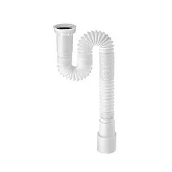 Трубка гофрированная Wirquin 1 1/2" x 40/50 мм, 800 мм — фото 1