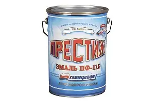 Эмаль ПФ-115 для металла и дерева Престиж, алкидная, глянцевая, 6 кг, вишневая — фото 1 Эмаль ПФ-115 для металла и дерева Престиж, алкидная, глянцевая, 6 кг, вишневая — фото 1