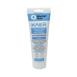 Клей акриловый ремонтно-монтажный MasterTeks Homemaster , 400 г (тюбик), белый — фото 1
