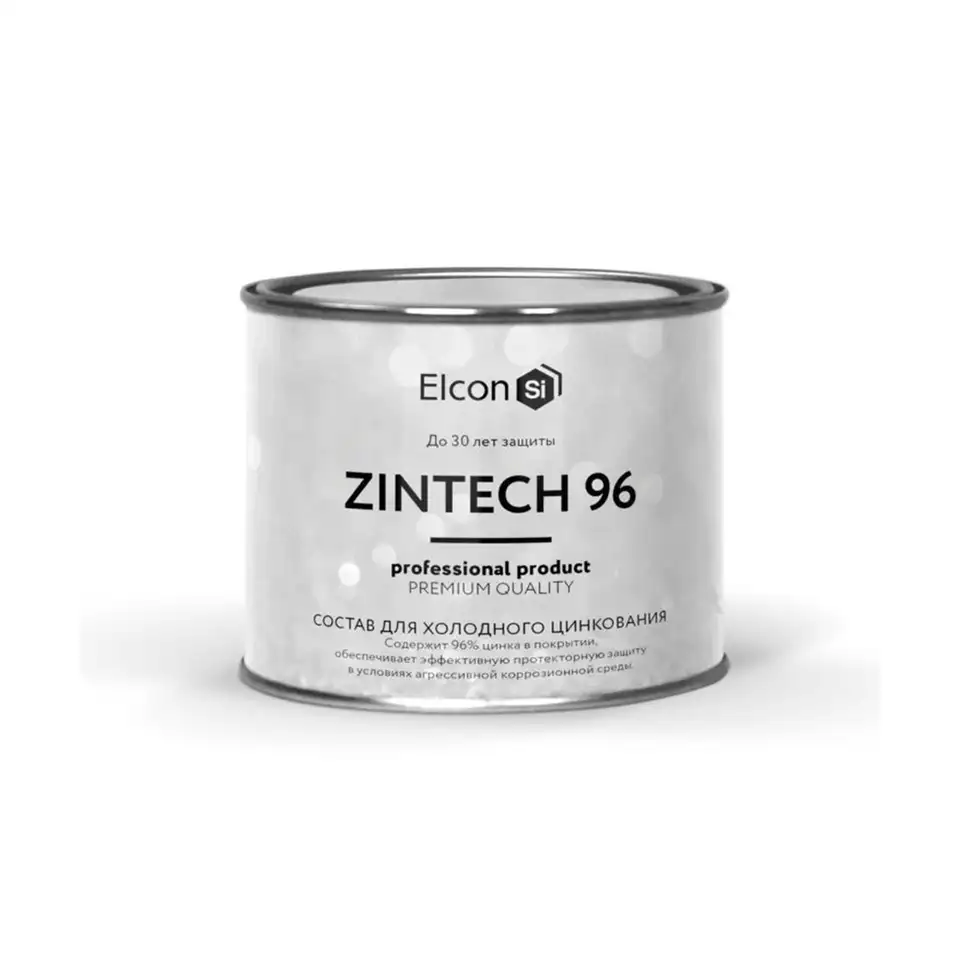 Грунт цинконаполненный Elcon Zintech 96, состав для холодного цинкования, 1 кг, серый — фото 1 Грунт цинконаполненный Elcon Zintech 96, состав для холодного цинкования, 1 кг, серый — фото 1