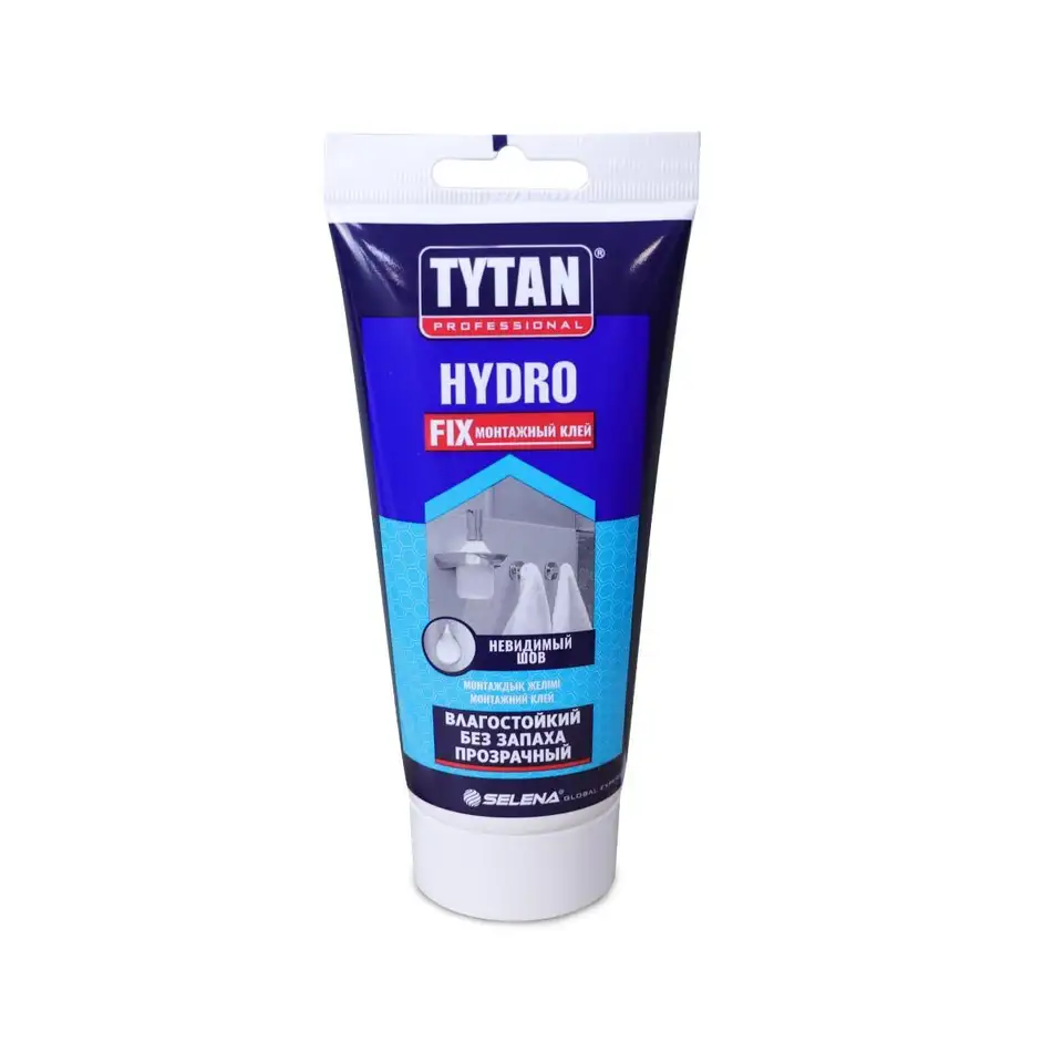 Клей монтажный акрилатный Tytan Professional Hydro Fix, 150 мл, прозрачный — фото 1
